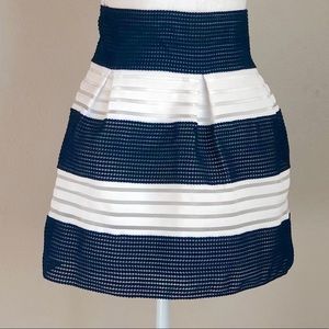 {Orange Creek LA} White & Navy Skirt
